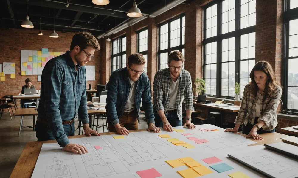 Argon AI team working in the Boston Seaport office